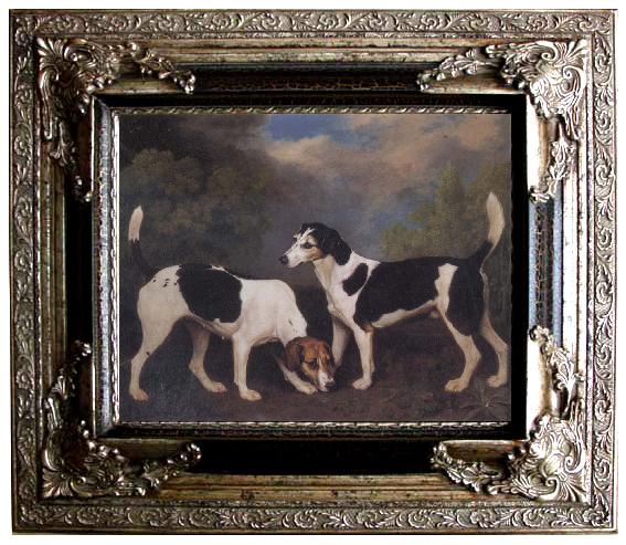 framed  George Stubbs A Couple of Foxhounds, Ta053